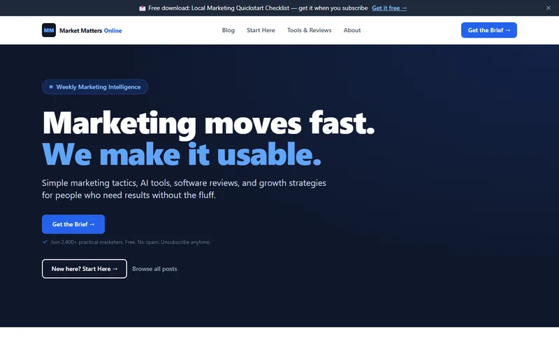 Market Matters Online